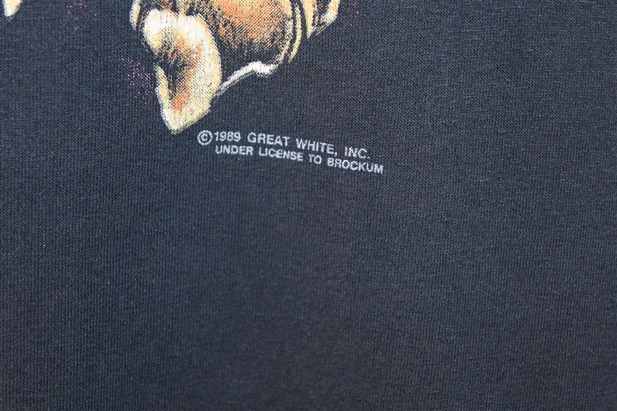 7SM1 【GREAT WHITE】グレートホワイト　ツアーTシャツ 古着 GREAT WHITE】ロックTシャツ メンズ バンドTシャツ メンズ GREAT