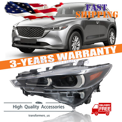 For Mazda CX-5  2022 23 24 25 Non-AFS Model Full LED Driver Left Side Headlight