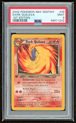 dark quilava pokemon card value Dark Quilava 39/105 Neo Destiny Regular for sale online