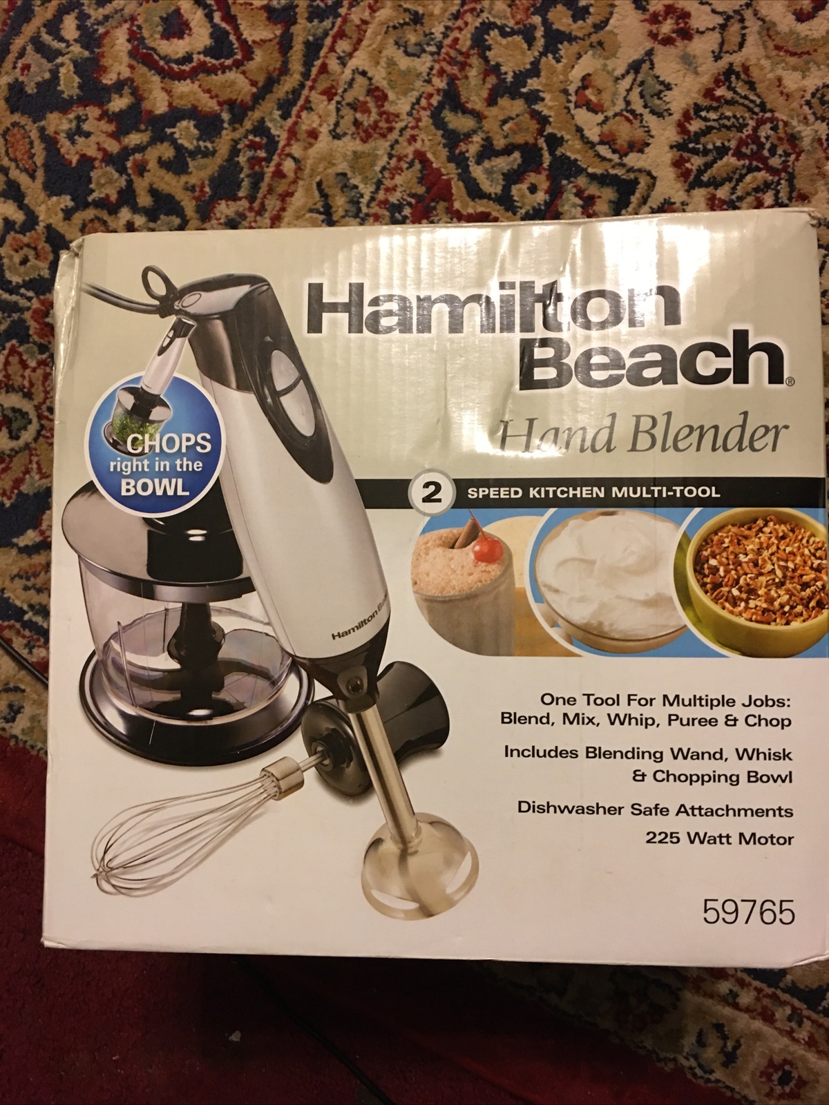 Hamilton Beach 2 Speed Hand Blender 59765 - NEW IN OPEN BOX