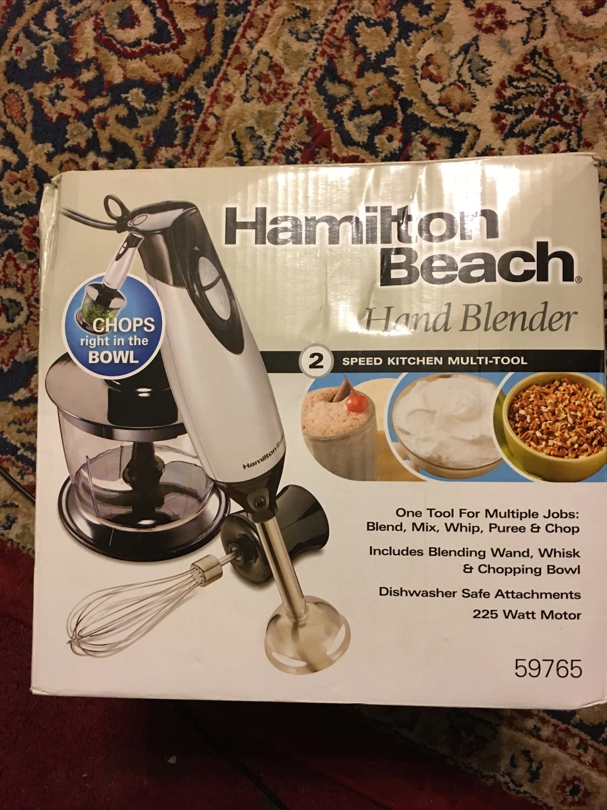 Hamilton Beach 2 Speed Hand Blender 59765 - NEW IN OPEN BOX