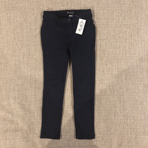 The Children's Place Girl's Ponte Knit Pull On Jeggings Girl’s 5 Slim Tidal Blue - Picture 2 of 7