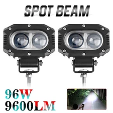 2PCS Amber White 3" 4" 5" 7" INCH LED Ditch Lights  fit Toyota Tacoma 2016-2020