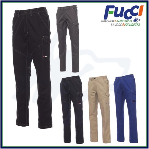 Pantaloni da Lavoro Multistagione Estivi Payper Outlet 100% Cotone Uomo  Donna | eBay