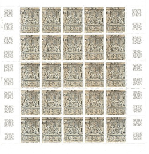 2 Hojas Serie artistique yvert 2053/2054 Timbre France sellos Francia 1979 - Imagen 2 de 2