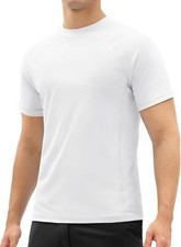 Men's UPF 50 Quick Dry Rash Guard Swim Shirt for Fishing Surfing Sun Protection