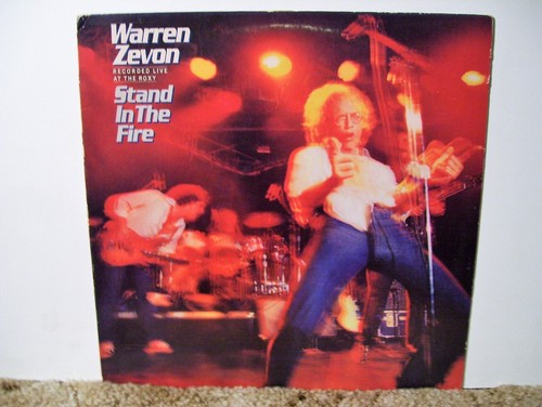 WARREN ZEVON, " STAND in the FIRE ", RARE EARLY HOT ROCK COLLECTIBLE, EX / EX