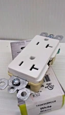 LEGRAND TM26352WCC8 WHITE Commercial 20A Duplex Outlet FREE SHIPPING b