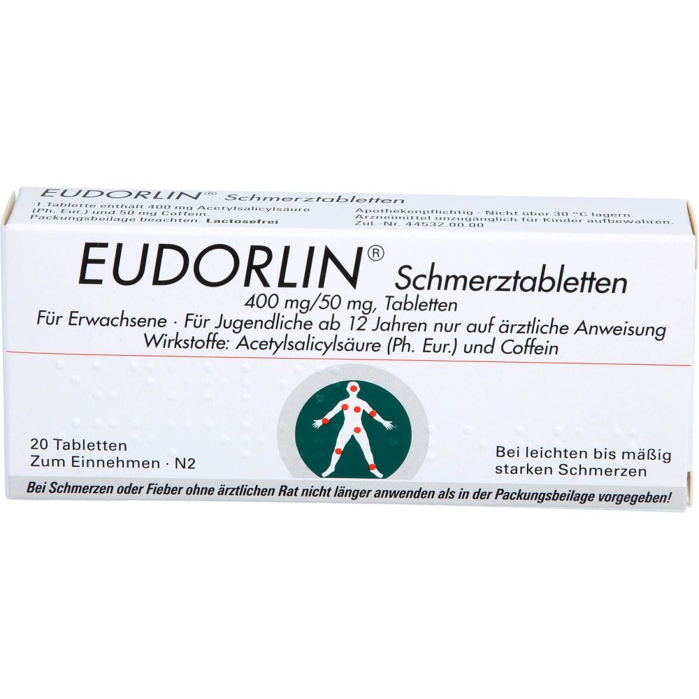 EUDORLIN Schmerztabletten 20 St PZN02653255