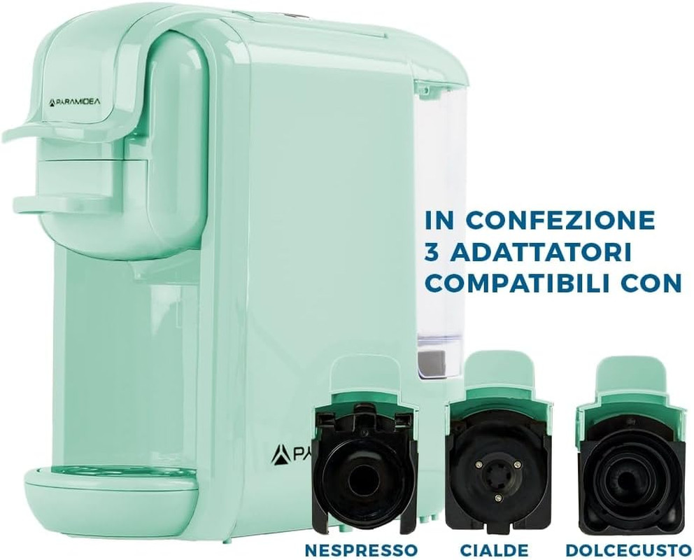 Macchina per Caffè 3 in 1 Compatibile Con Nespresso Dolcegusto E Cialde Bevande  - 3