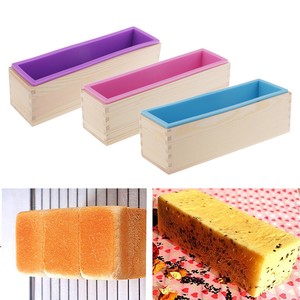 Prettyia3x Rectangle Pain Savon Moule Silicone Diy Moule Outil Gateau Toast Ebay