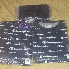 Champion Allover Logo Printed Sweatsuit. See Description