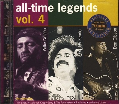 Diverse All - Time Legends Vol. 4 25 Tracks ;