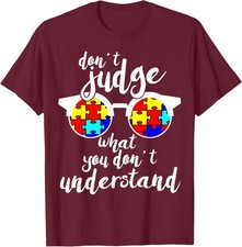 Vintage Cute Autism Awareness Gift Design Unisex T-Shirt