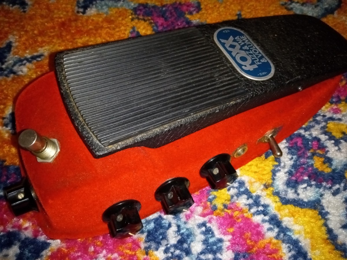 VINTAGE FOXX fuzz & wa & volume FUZZ/WAH/VOLUME PEDAL RED | eBay