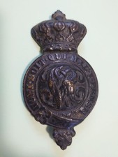 Victorian Mounted Officers Horse Martingale Badge