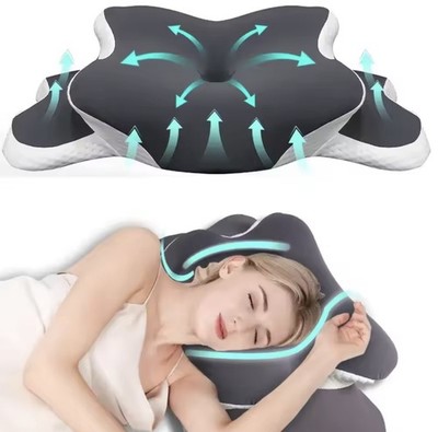 Orthopädisches Nackenkissen Memory Foam Anti-Milben Ergonomisch Nacken Relax Ruhe
