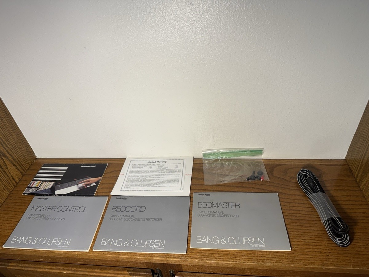 ラジオ・コンポ Bang and Olufsen BEOMASTER1200 BEOVOX600 Beomaster 1200 - Bang & Olufsen - Vintage Tuner and