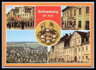 Ansichtskarte Schneeberg / Erzgebirge / DDR