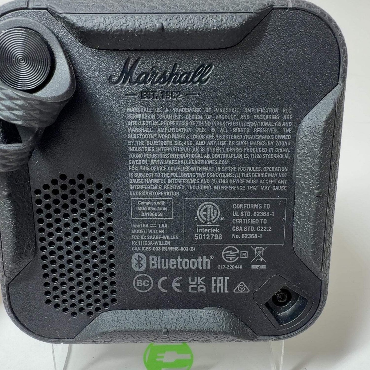 Marshall Willen Portable Bluetooth Speaker Black | eBay