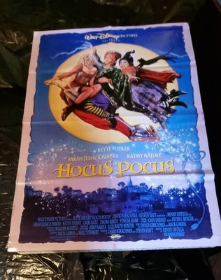 HOCUS POCUS 1994 Original movie poster  27x40 foldet and used