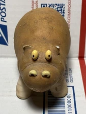 Enesco Home Grown Potato Hippo #4002360 Resin Figurine 2004 Hippopotamus Damage