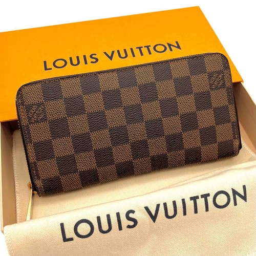 Louis Vuitton Damier Round Zipper Zippy Wallet Long Wallet