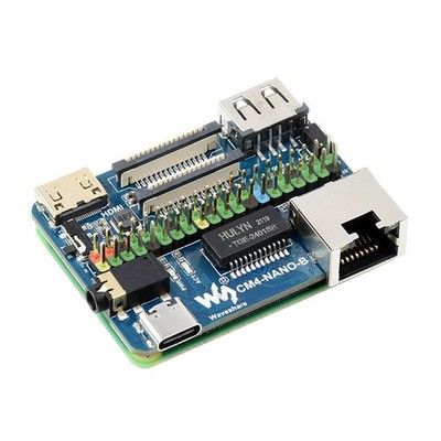 Dual Gigabit 5G 4G Ethernet Base Board (B) for Raspberry Pi Compute Module CM4 C