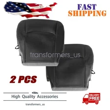 For 2010 2011 2012 Dodge Ram 2500 Laramie Both Side Bottom Leather Seat Cover
