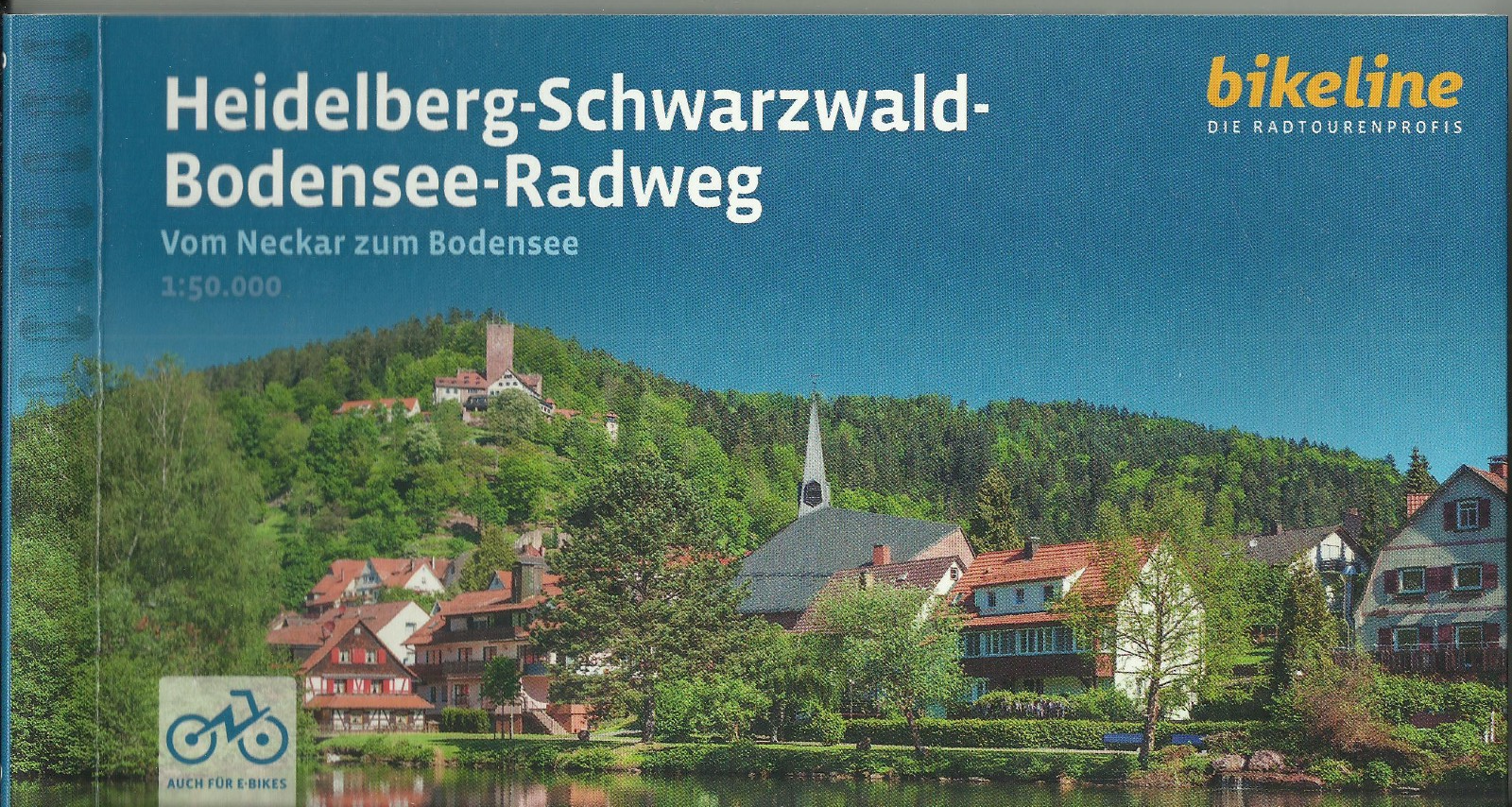 Radführer Heidelberg Schwarzwald Bodensee Radweg 1:50.000 NEU bikeline 2024 - Bild 3