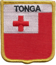 Tonga Flag Embroidered Patch - LAST FEW