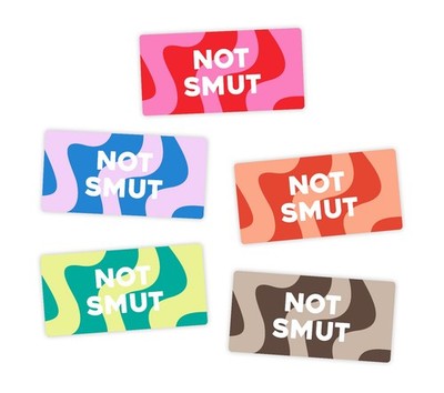 Not Smut Sticker Love Reading Book Lover Stickers E Reader Stickers Girly Decals