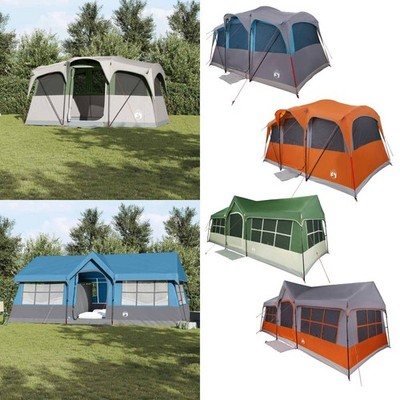 Zelte mit Dach mit Luftentlüftung Polyester Campingzelt Outdoor-Zelt vidaXL