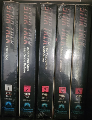 Paramount Star Trek VHS hi-fi Box Set Sci-Fi Adventure Original Series