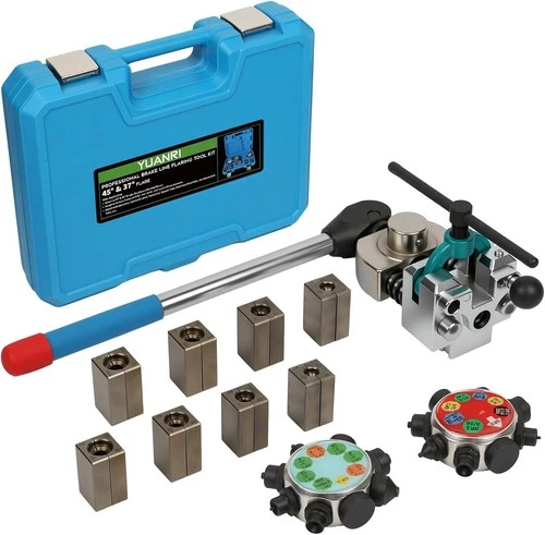Brake Line Flaring Tool Kit 45 and 37 Degree Single Double and Bubble Flares