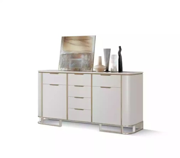 Sideboard Italienische Holz MöBel Design Luxus Weiß Kommode Schrank Neu-image
