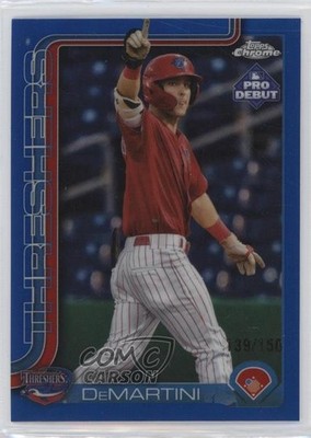 2025 Topps Pro Debut Chrome Blue Refractor /150 Carson DeMartini #PDC-152 1u6