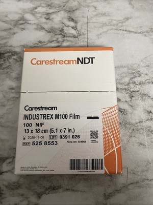 New Box of M100 Kodak Carestream Electron Image Film, Sealed, Exp 2028/11/08