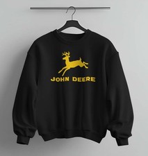 John Deere Logo Funny Men's Sweatshirt Size USA. Shipping From USA