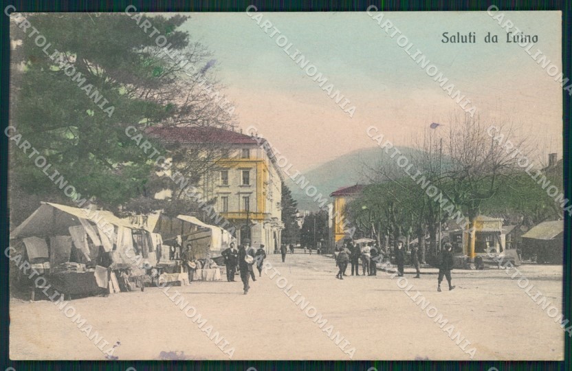 Varese Luino Mercato cartolina MT2297