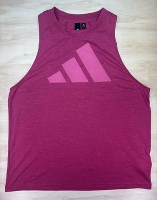 Adidas Winners 2.0 Women's Sleeveless T-Shirt, Size Large Pink Sportswear Gym