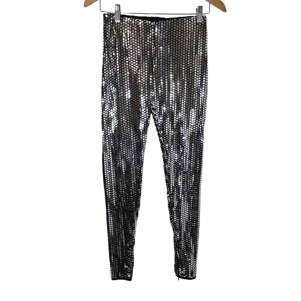 Maison Martin Margiela x H&M Mirror Ball Legging Sz US 2 Disco 70s Inp Coachella - Image 4 of 4