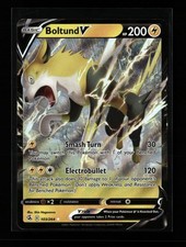 Carta Pokemon Boltund V Ultra Rara SWSH08 Fusion Strike 103/264 Lightning Holo