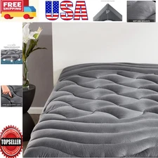 Luxury Grey King Mattress Protector - Ultra-Soft Cooling Cover for Hot Sleepers
