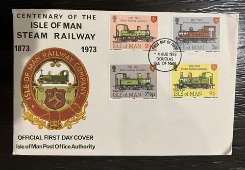 Isle Of Man Steam Railway Company FDC 1973