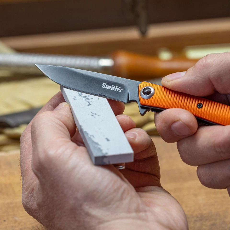 MP4L Arkansas Stone – 4 polegadas – Médio 600 grão – Bolsa de tecido incluída – Shar... - Imagem 4 de 4