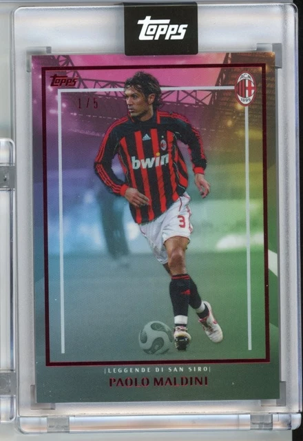 2024-25 Topps AC Milan 125th Anniversario Paulo Maldini Encased /5
