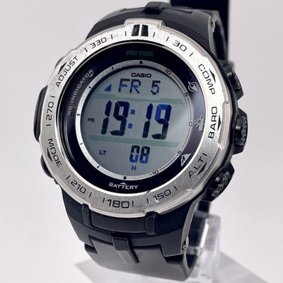 CASIO Pro Trek PRW-3100 Solar Digital Men's Watch 47mm Wrist 2.5cm From Japan