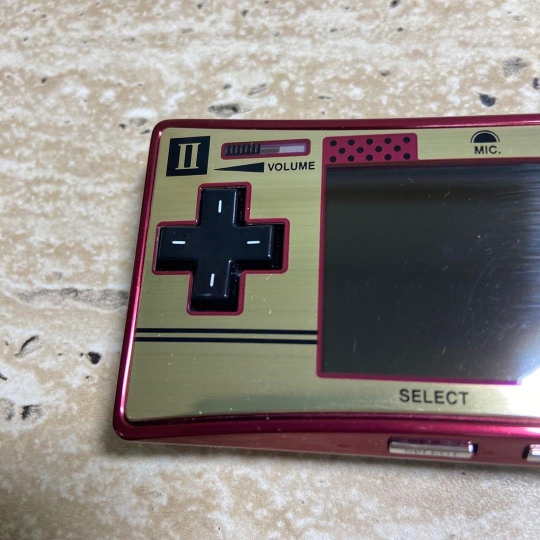 Nintendo Game Boy Micro Famicom Console - Red/Gold for sale online