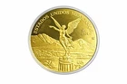 2026 3 Gram .999 Silver Gold Gilded Mexico Libertad Tribute Round In Assay